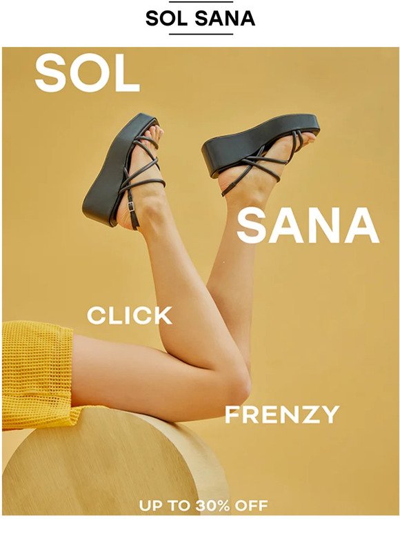 Click Frenzy is LIVE | Shop up to 30% off