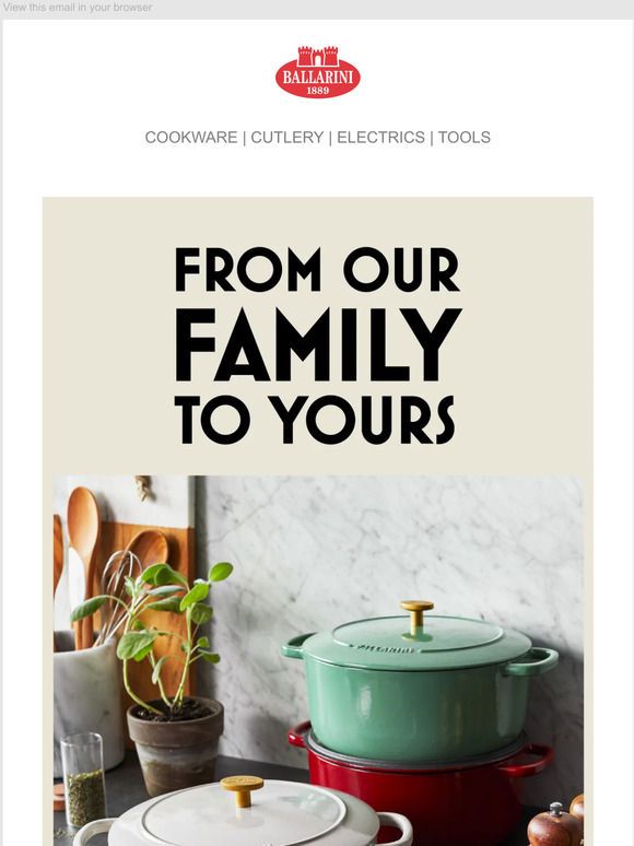 The ZWILLING Group Cutlery & Cookware New! BALLARINI Cast Iron Dutch