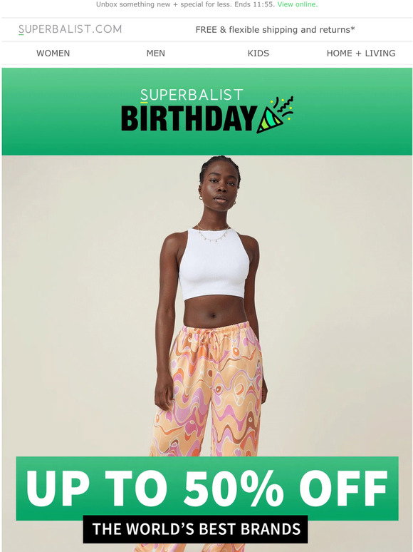 Superbalist.com: Up to 50% OFF | Our 