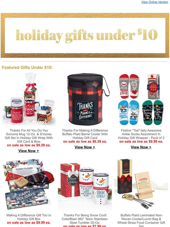 10 Gift Ideas Under $10 – For the Love of Promo