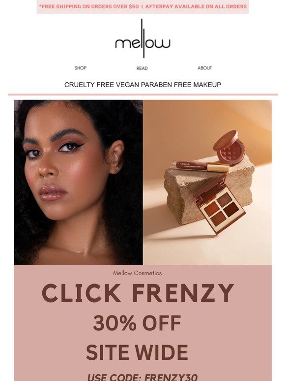 Hey Bestie! CLICK FRENZY is here! 30% OFF Site-wide...