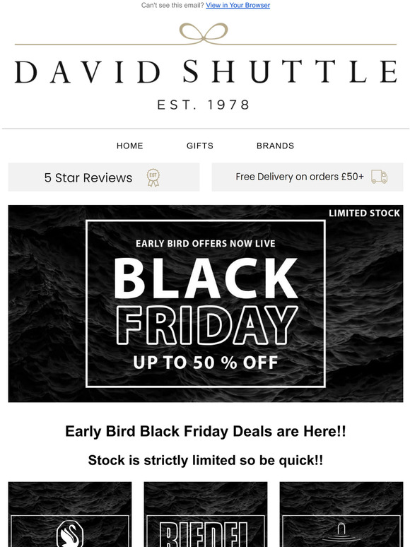 Early Access to Black Friday Offers!