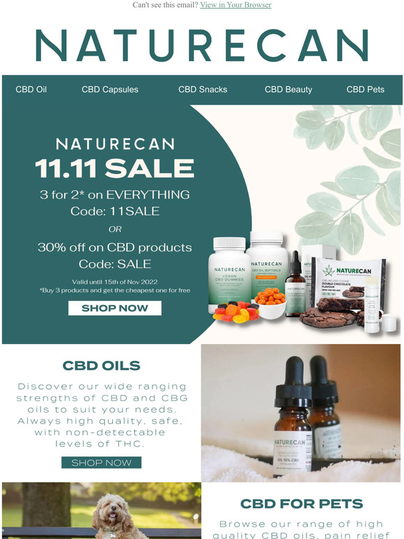 11.11 Sale is here 📣3 for 2 on Everything!