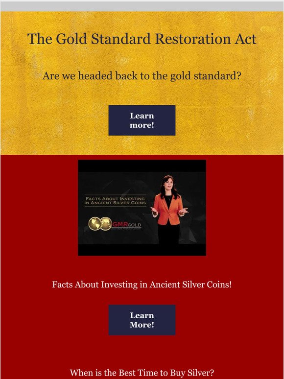 Are We Headed Back to the Gold Standard?