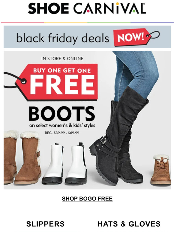 shoe carnival bogo sale dates