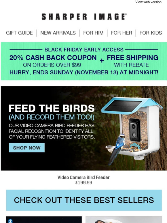 Sharper Image New! Video Bird Feeder. 🐦 Milled