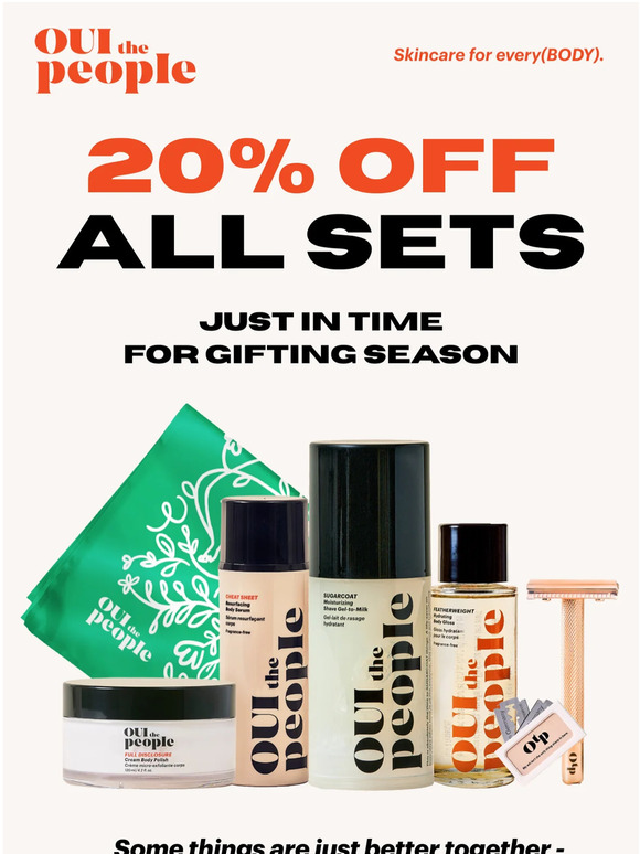 20% Off All Sets