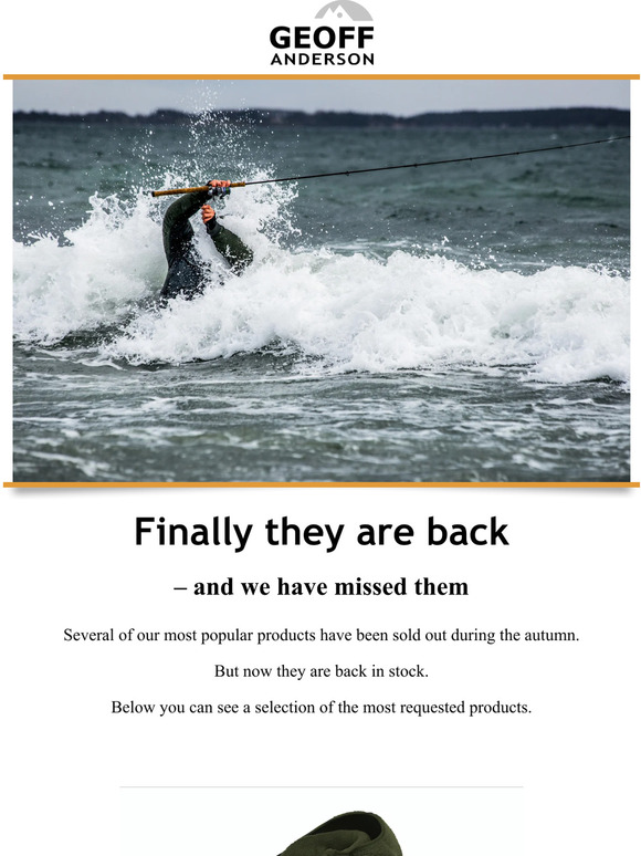 Back in stock