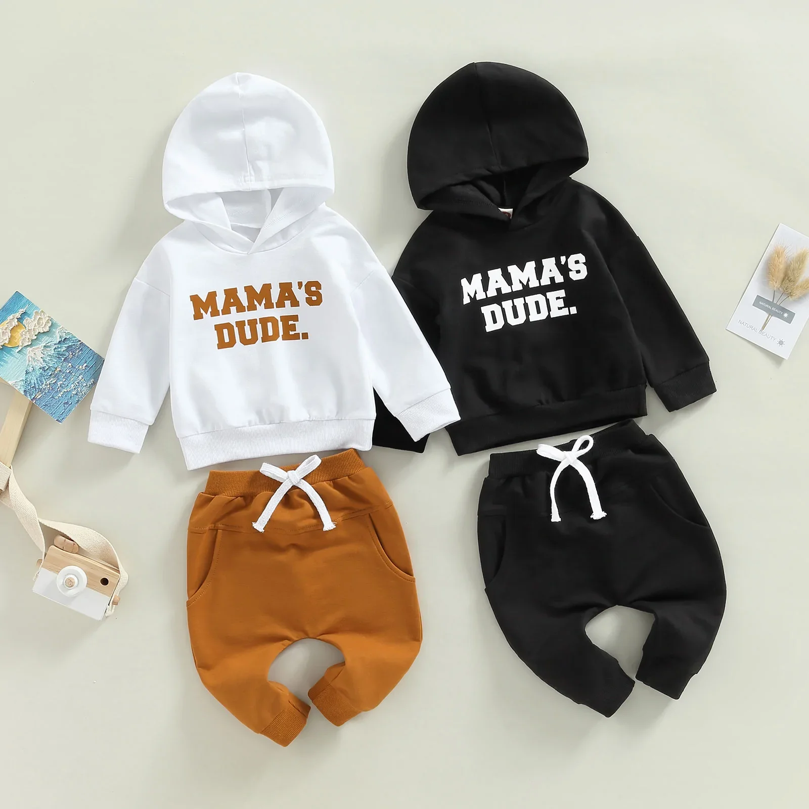 Image of Mama's Dude Cool Baby Boy Outfit