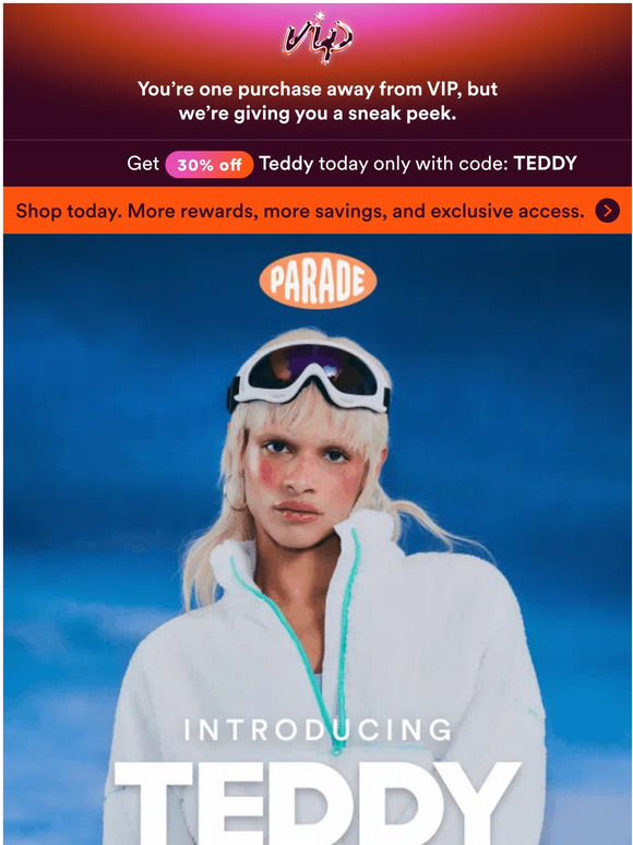 Parade: NEW 30% our fluffiest collection ever | Milled