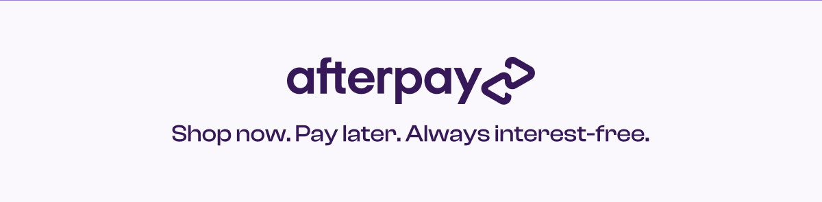 Shop now, pay later with Afterpay