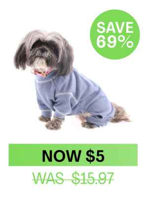 Petrageous Cozy Thermal Dog Pajamas - Blue