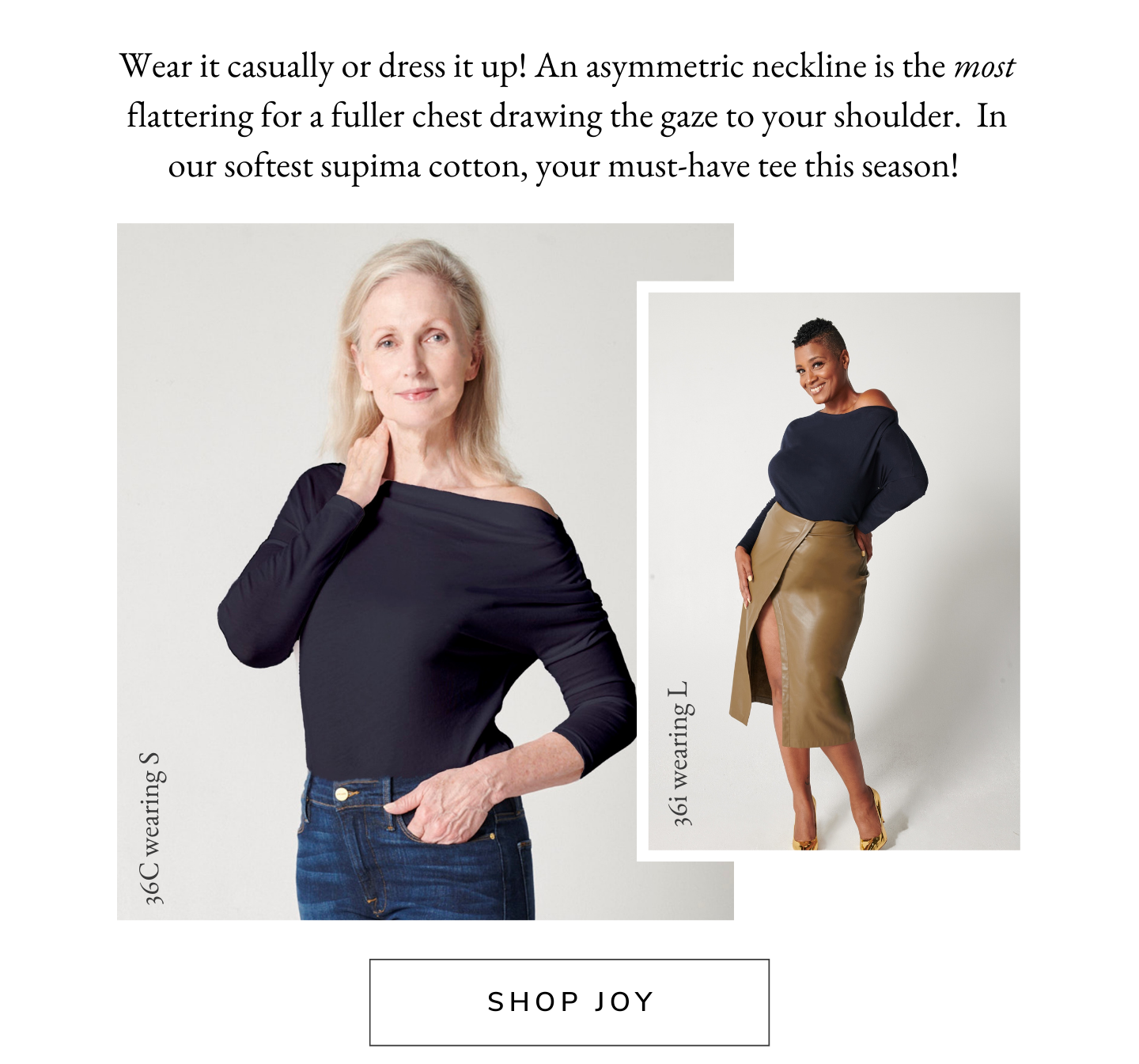 Joy Off-The-Shoulder Tshirt // PerfectDD