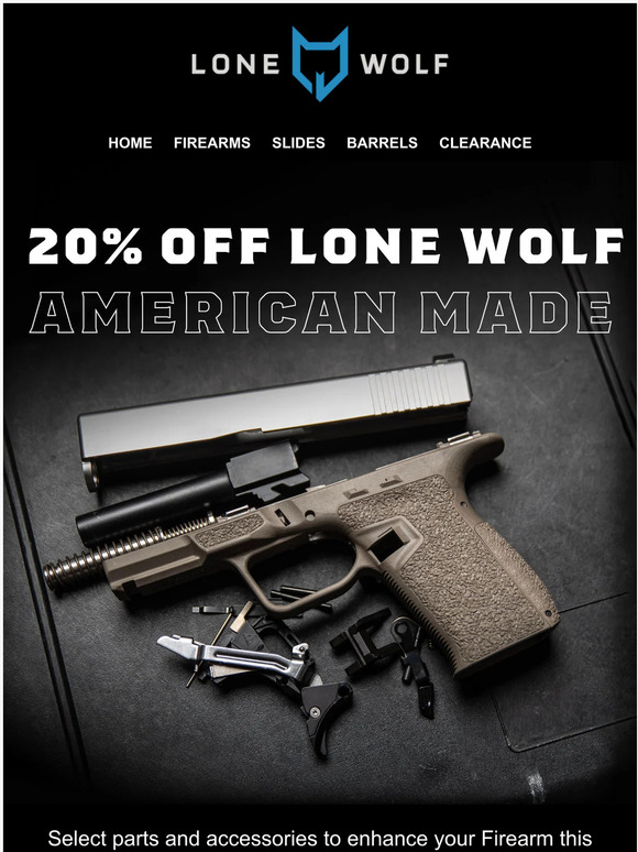 Lone Wolf Distributors Get Lone Wolf 20 OFF While You Can Milled
