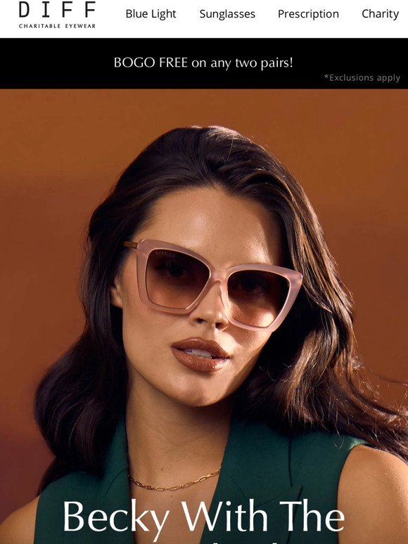 DIFF Eyewear Our Bestseller Becky Sunnies Are Back In Brand NEW Shades