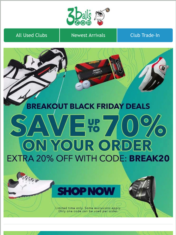 3balls.com: ð¥ Breakout Black Friday Deals - 20% Off ð¥ | Milled