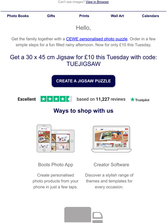 Boots Photo Turn your favourite photos into a jigsaw puzzle Milled