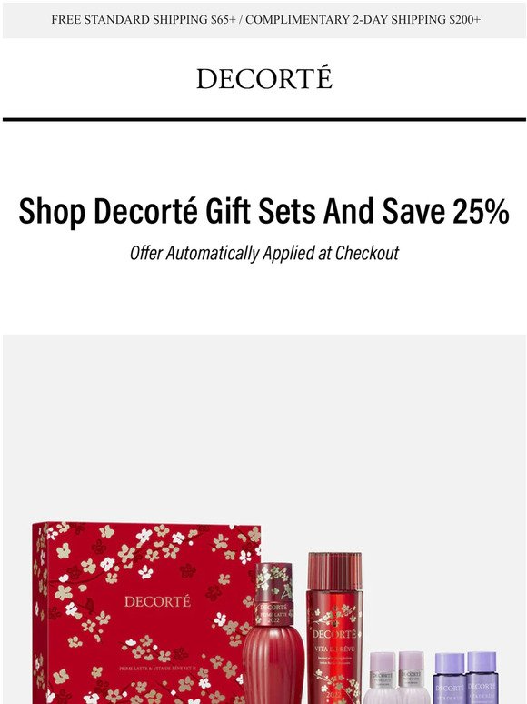 Holiday Gift Sets for 25% Off
