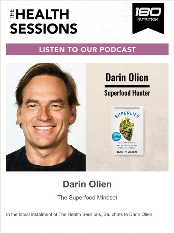 180 nutrition The Superfood Mindset with Darin Olien Milled