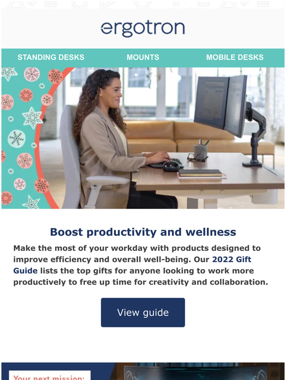 Ergotron’s Holiday Gift Ideas: Prioritizing Productivity