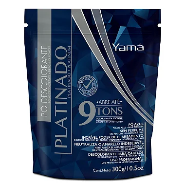 Pó Descolorante Yamá Platinado Refil  300g