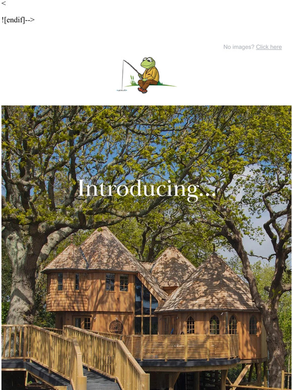 Introducing our tree house hideaways!