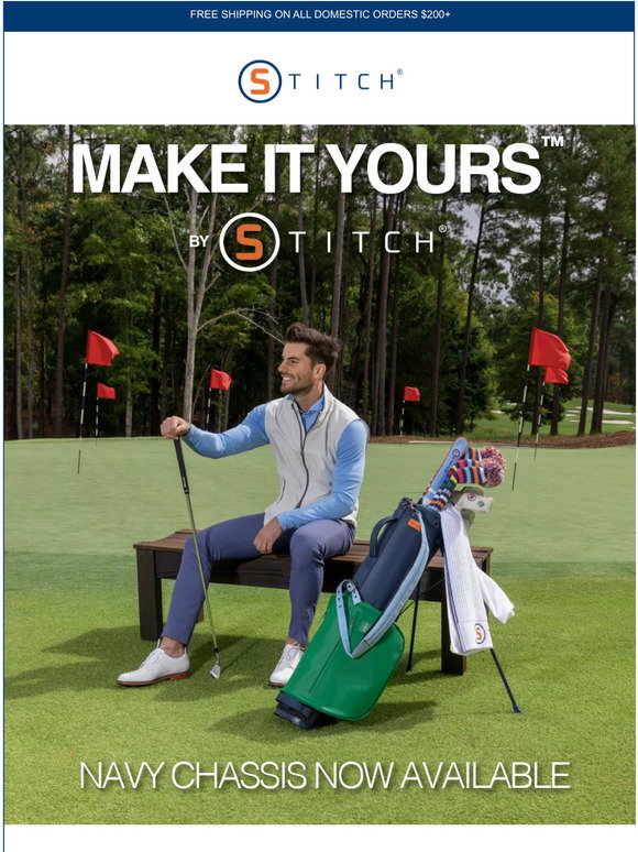 Stitch Golf: Design Your Custom Golf Bag | NEW Colors Available Now ...