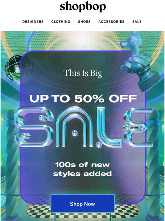 Up to 50% off: this sale is BIG