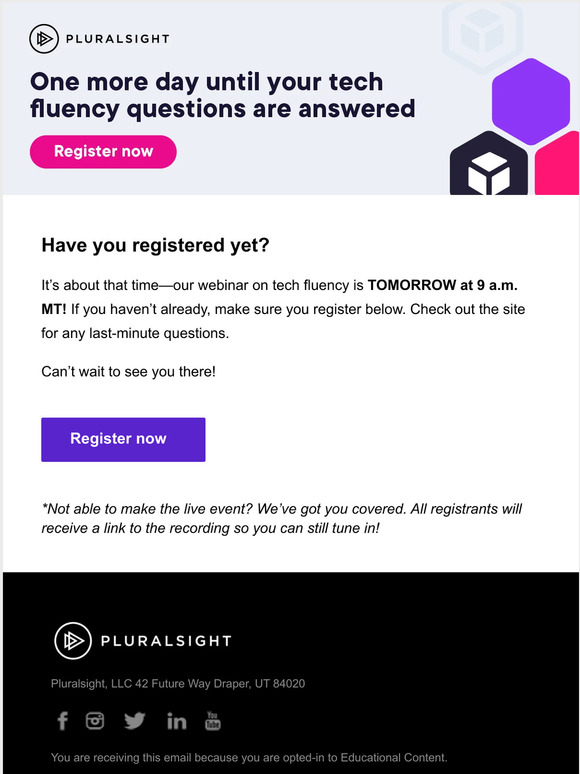 TOMORROW: How to build tech fluency at your org