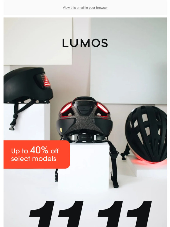 11.11 Sale Is Live Now! Up To 40% Off Select Helmets