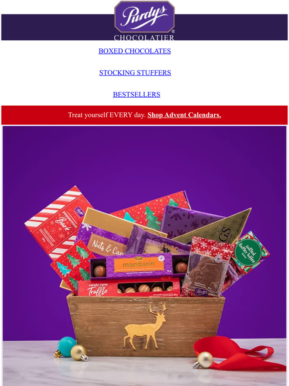 Purdys Chocolatier 🎄These Christmas gifts are truly EXCLUSIVE! Milled