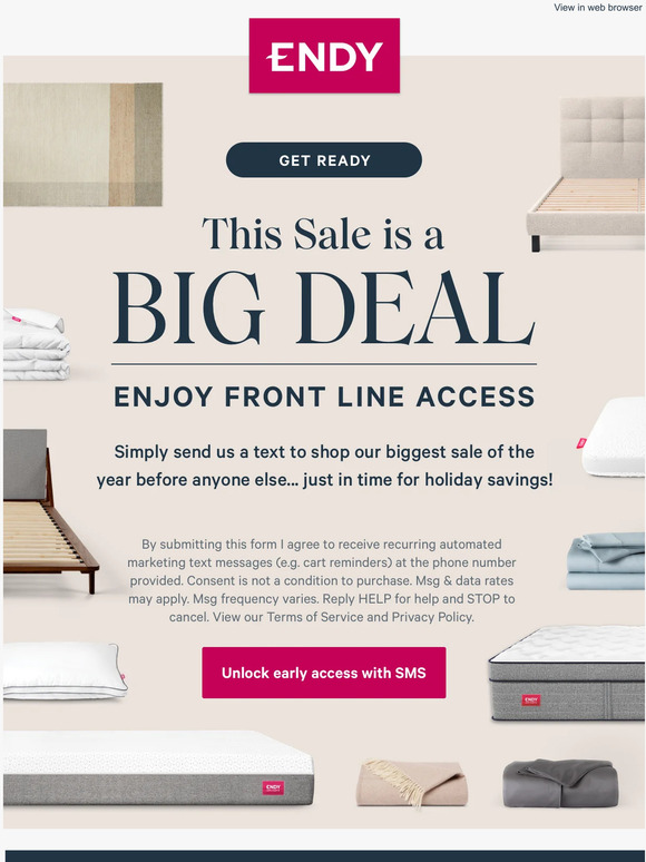 Endy Our biggest sale of the year is coming 😮 Milled