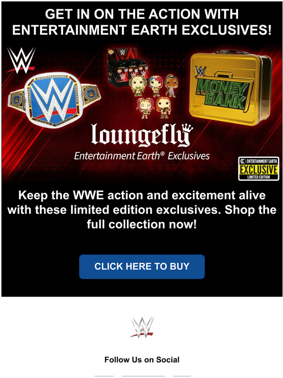 WWE Shop Exclusive WWE Merchandise by Entertainment Earth! Milled