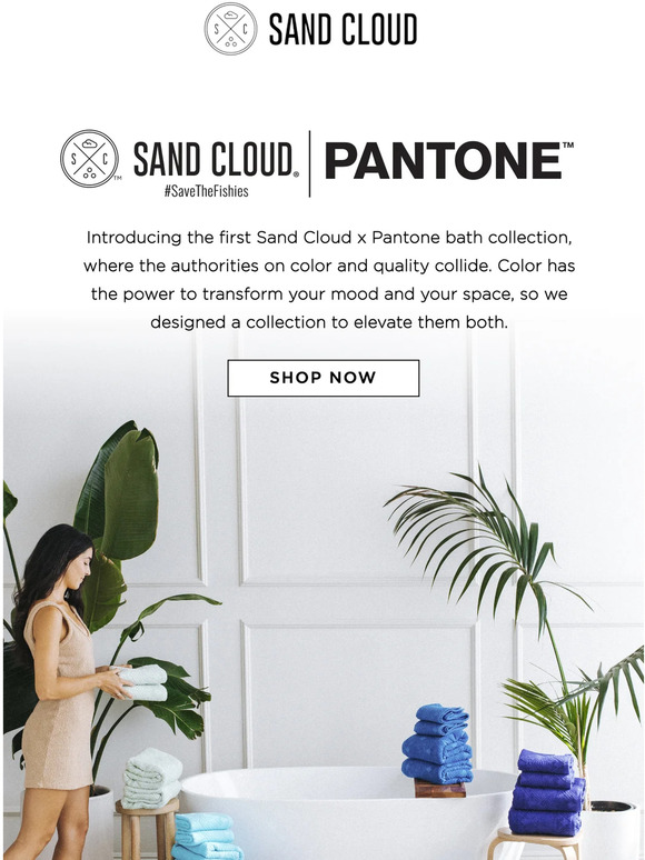 Sand Cloud Paint Your Space with Sand Cloud x Pantone 🎨 Milled