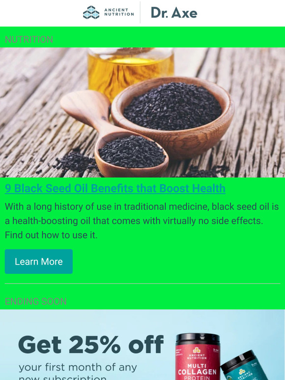 Ancient Nutrition 9 Proven Benefits of Black Seed Oil Milled