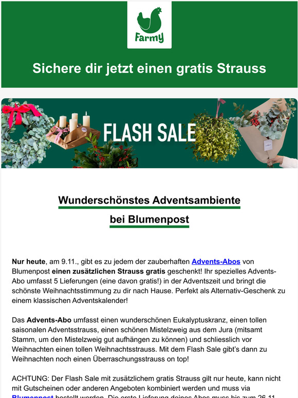 Advents-Flash Sale! 🤩🎄
