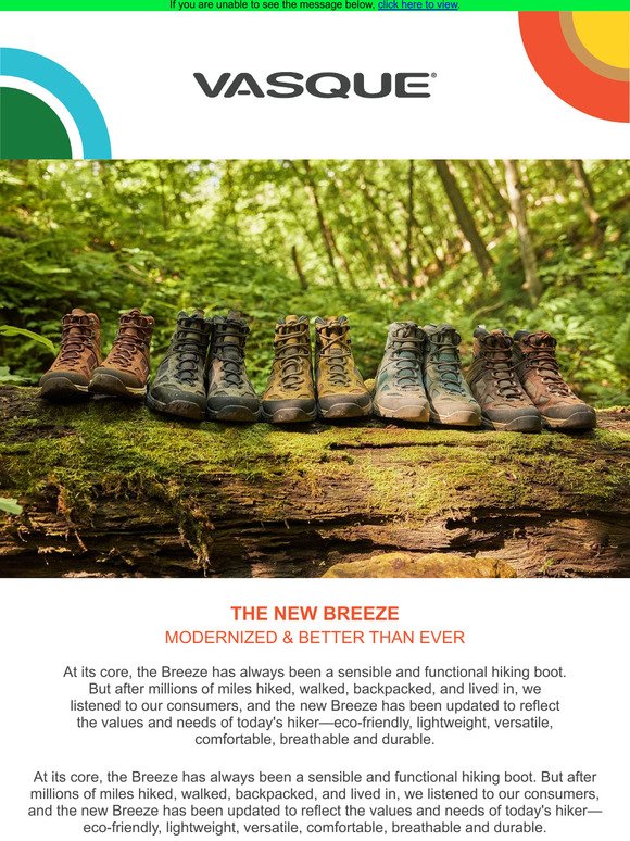 BREEZE: A Boot for the Modern Hiker