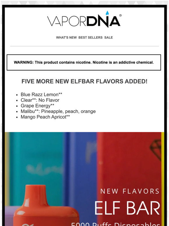 Best Flavored Elf Bars The Ultimate Guide to the Best Elf Bar Flavors: A  Taste Bud Adventure!  VAPE HK