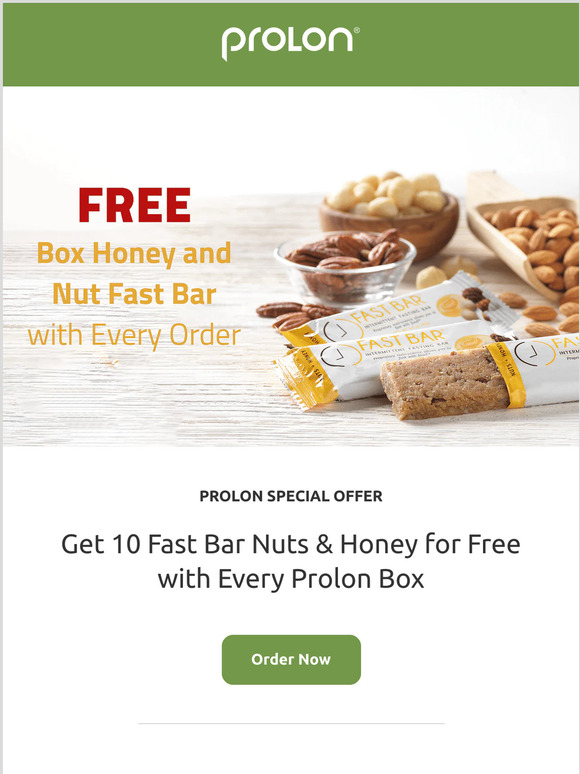 Limited Time Offer from ProLon