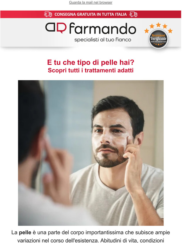 Tipi di pelle: sai qual è il tuo?