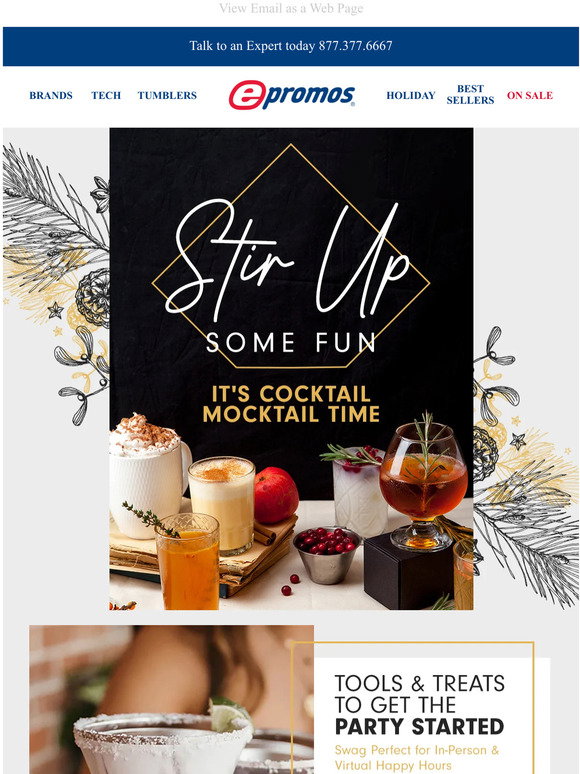 Shop Epromos ePromos: Happy Hour Swag to Keep Your Holiday Parties Going | Milled