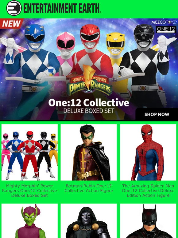 Entertainment Earth: New Mighty Morphin’ Power Rangers One:12 ...