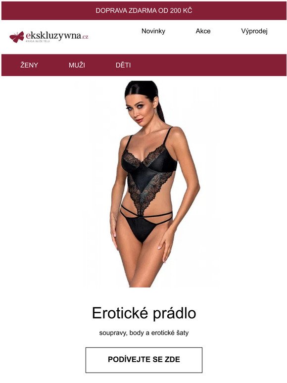 Erotické prádlo - které si vyberete?