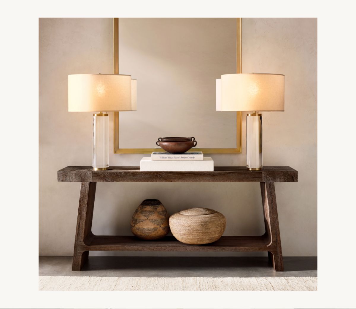 Restoration Hardware Introducing Davos in Aged Black Oak Milled