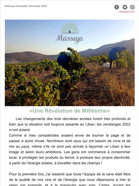 Une Révélation de Millésime