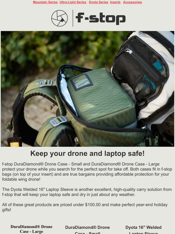 Are you protecting your drone and laptop from the elements?