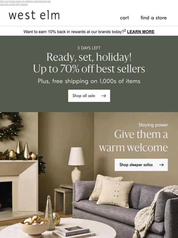 west elm Easy updates to impress your guests Milled