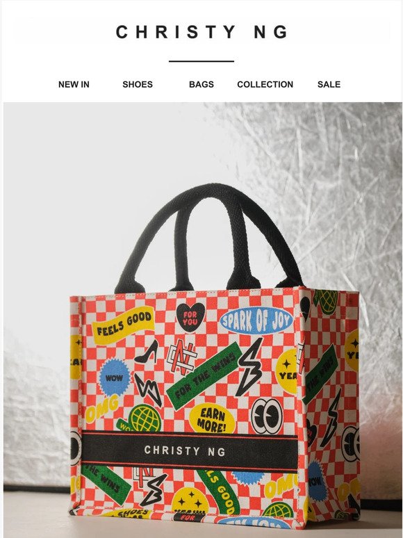 Hello Kitty Tote Bag x Christy Ng Limited Edition 2022 Christmas Birthday  Gift