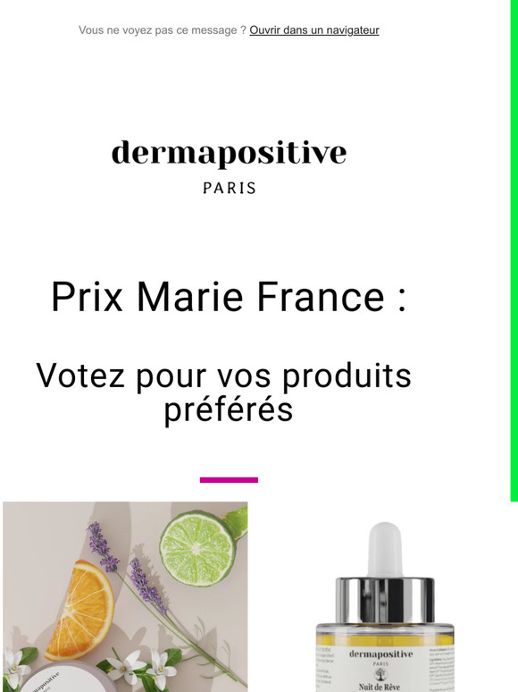 Prix Marie France, votre vote compte !