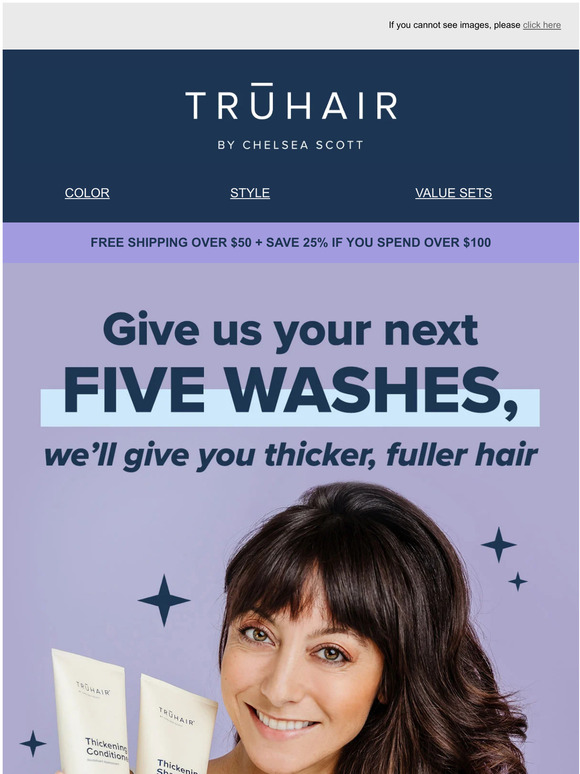 Fuller hair for the holidays!